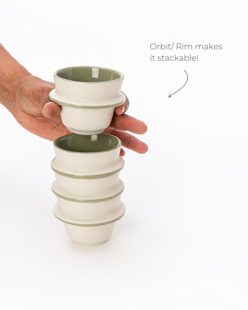 Orbit 90 ml Espresso Cup Sage Green (Set of 2)