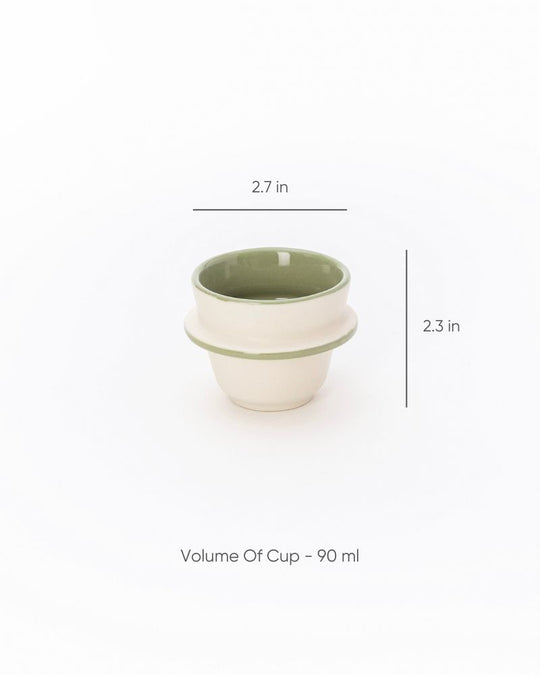 Orbit 90 ml Espresso Cup Sage Green (Set of 2)