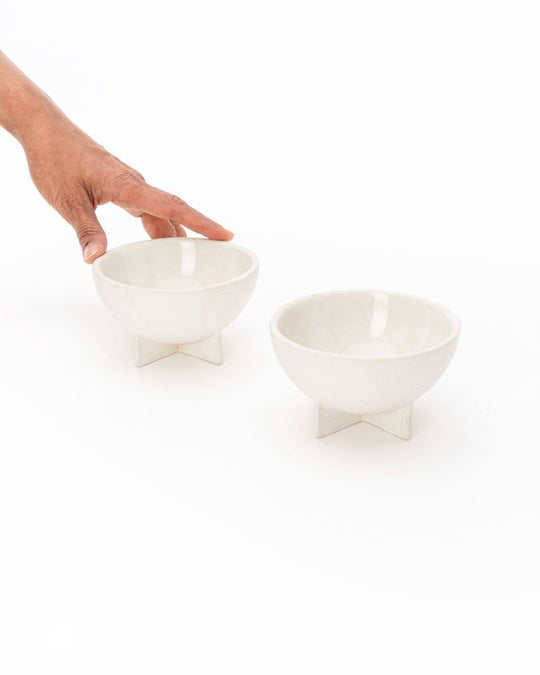 Fullstop 250 ml Dessert  Bowl Nude (Set of 2)