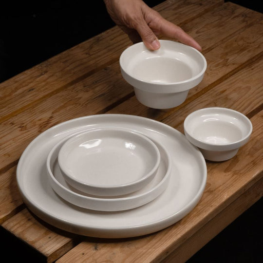 Lunar Dinner Set Nude (5 pieces)