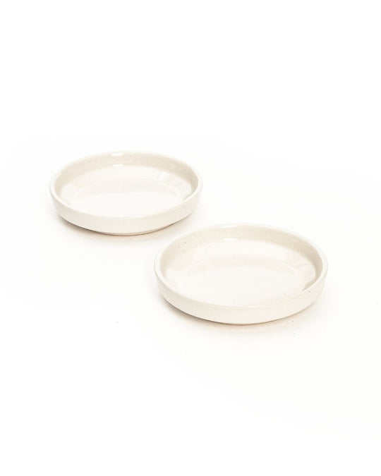 Luna Dessert Plate Nude (Set of 2)