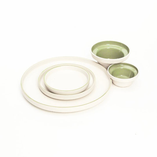 Lunar Dinner Set Sage Green (5 pieces)