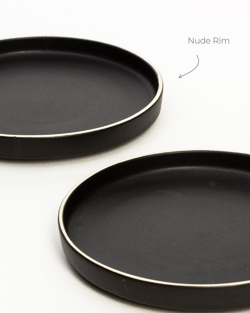 Sola Quarter Plate Matt Black (Set of 2)