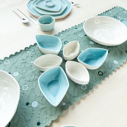 Ware Innovations Table Spread Aqua Forma Dinner Set (31 pieces)