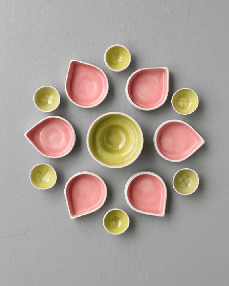 Ware Innovations Table Settings Original Rangoli Table Setting (13 Pieces)